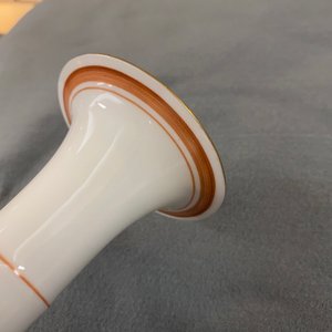 Two Chinese eggshell porcelain vases, seal marks, 20th C. — 照片 18