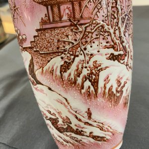 Two Chinese eggshell porcelain vases, seal marks, 20th C. — 照片 27