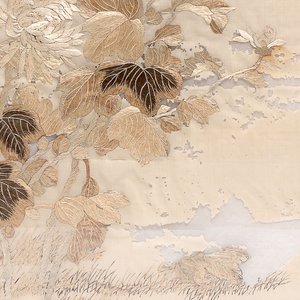 Two Chinese embroidered silk panels, 19/20th C. — 照片 10