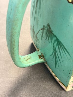 Two Chinese enamelled Yixing stoneware teapots, 19th C. — photo 7