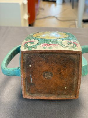 Two Chinese enamelled Yixing stoneware teapots, 19th C. — photo 8