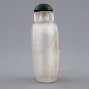 Two Chinese encrusted rock crystal and agate snuff bottles, 19/20th C. — 照片 5