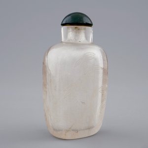 Two Chinese encrusted rock crystal and agate snuff bottles, 19/20th C. — 照片 8
