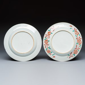 Two Chinese export Dutch-decorated plates — 照片 2