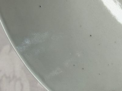 Two Chinese famille rose bowls, a water pot and a saucer — photo 36