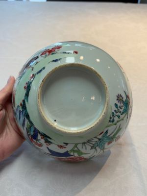 Two Chinese famille rose bowls with flowers and geese, Qianlong — photo 11