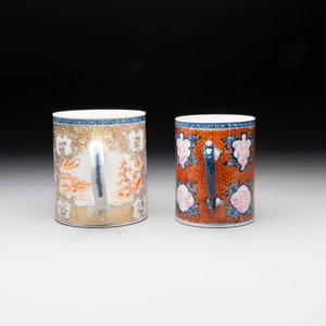 Two Chinese famille rose Canton export boat scene mugs, Qianlong — photo 4