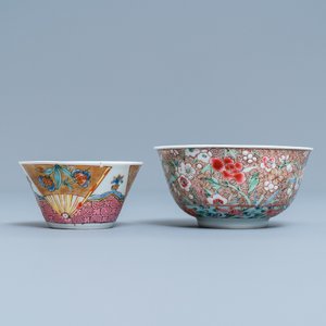 Two Chinese famille rose cups and saucers, Yongzheng — 照片 5