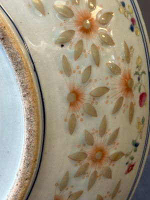 Two Chinese famille rose dishes, Kangxi and Shen De Tang 慎德堂 mark, 19th C. — 照片 11
