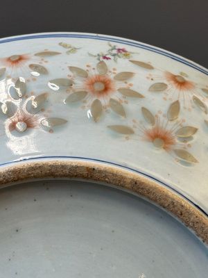 Two Chinese famille rose dishes, Kangxi and Shen De Tang 慎德堂 mark, 19th C. — 照片 10