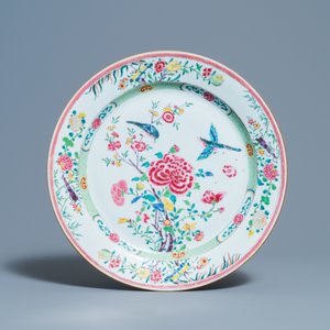 Two Chinese famille rose dishes, Yongzheng/Qianlong — 照片 2