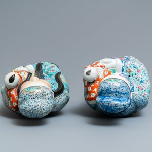 Two Chinese famille rose figures of immortals, 19/20th C. — photo 6