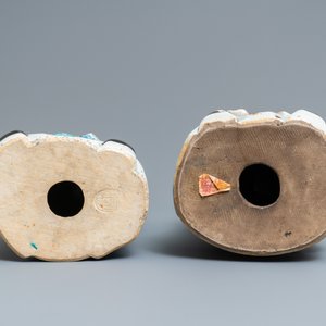 Two Chinese famille rose figures of immortals, 19/20th C. — photo 7