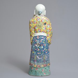 Two Chinese famille rose figures of Li Tieguai and Shou Lao, 19/20th C. — photo 10