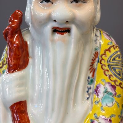 Two Chinese famille rose figures of star gods — foto 4