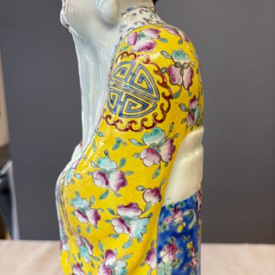 Two Chinese famille rose figures of star gods — foto 9
