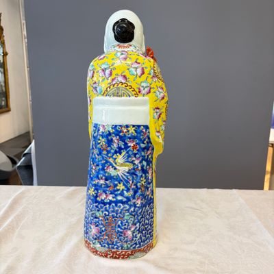 Two Chinese famille rose figures of star gods — foto 12