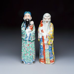 Two Chinese famille rose figures of star gods — foto 2