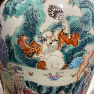 Two Chinese famille rose ginger jars, 19th C. — 照片 14