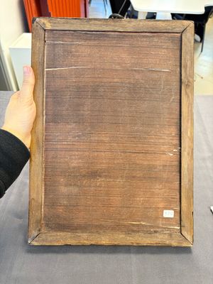 Two Chinese famille rose 'Li Bai 李白' and 'Zhou Dunyi 周敦頤' plaques, one after Wang Dafan 王大凡 and dated 1927, 20th C. — photo 19