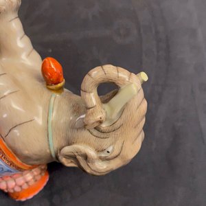 Two Chinese famille rose models of a horse and an elephant, Qianlong — 照片 9