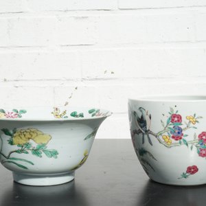 Two Chinese famille rose porcelain bowls, 18/19th C — photo 11