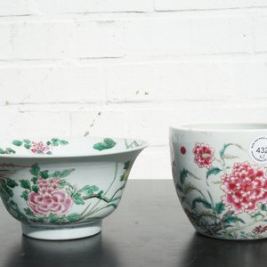Two Chinese famille rose porcelain bowls, 18/19th C — photo 12