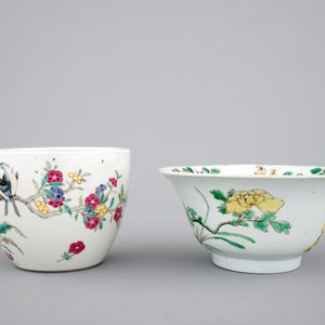 Two Chinese famille rose porcelain bowls, 18/19th C — photo 2