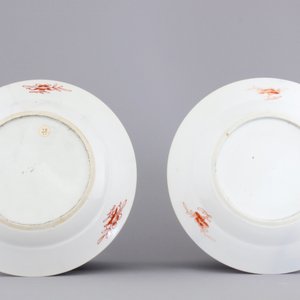 Two Chinese famille rose porcelain plates with ducks in a pond, Yongzheng, 1722-1735 — photo 2
