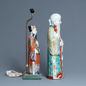 Two Chinese famille rose 'Star God' figures, seal marks, 19/20th C. — photo 3