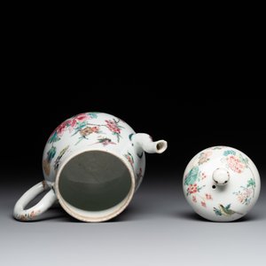 Two Chinese famille rose teapots and a bowl, Qianlong — photo 4