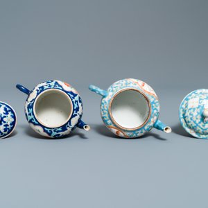Two Chinese famille rose teapots and covers for the Straits or Peranakan market, 19th C. — 照片 6