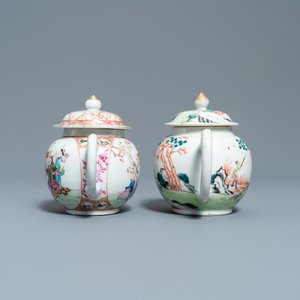 Two Chinese famille rose teapots and two tea caddies, Qianlong — photo 11