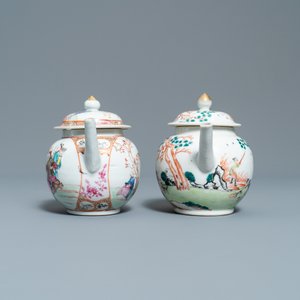 Two Chinese famille rose teapots and two tea caddies, Qianlong — photo 9