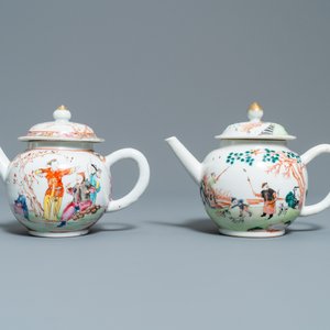 Two Chinese famille rose teapots and two tea caddies, Qianlong — photo 10
