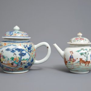 Two Chinese famille rose teapots, Yongzheng/Qianlong — 照片 2