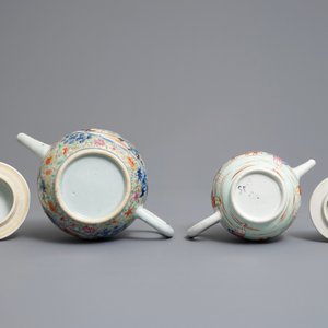 Two Chinese famille rose teapots, Yongzheng/Qianlong — 照片 7