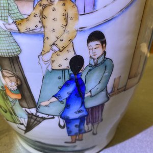 Two Chinese famille rose vases, 19/20th C. — photo 12