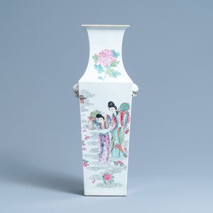Two Chinese famille rose vases, 19/20th C. — photo 4