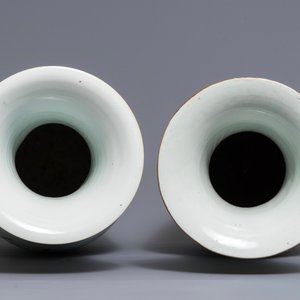 Two Chinese famille rose vases, 19/20th C. — photo 6