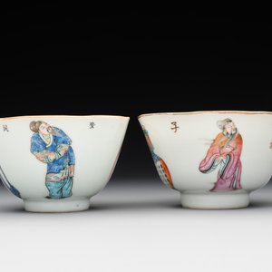 Two Chinese famille rose 'Wu Shuang Pu' bowls, Daoguang and Tongzhi mark and of the period — 照片 3