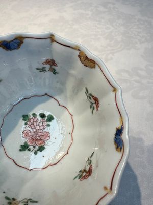 Two Chinese famille verte cups and four saucers, lingzhi and jade marks, Kangxi — foto 64