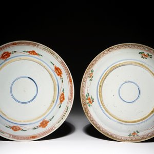 Two Chinese famille verte plates, Kangxi — photo 2