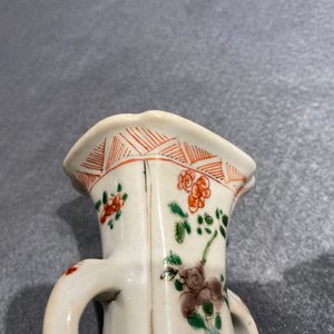 Two Chinese famille verte 'qilin' vases, Kangxi — 照片 19