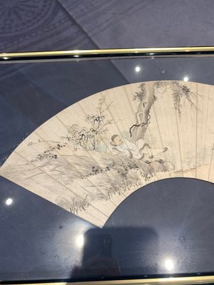 Two Chinese fans, ink and colour on paper, signed Zhang Chengxi 張承熙, dated 1919 — photo 3