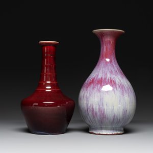 Two Chinese flambé-glazed vases, 19th C. — photo 2