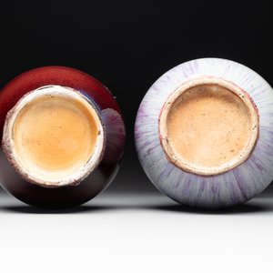 Two Chinese flambé-glazed vases, 19th C. — photo 4