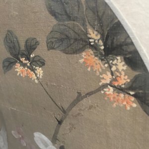Two Chinese framed natural subject paintings — photo 3