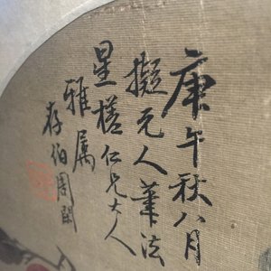 Two Chinese framed natural subject paintings — photo 6