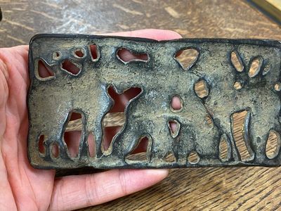 Two Chinese gilt bronze belt plaques, Xiongnu culture, Qin — 照片 8
